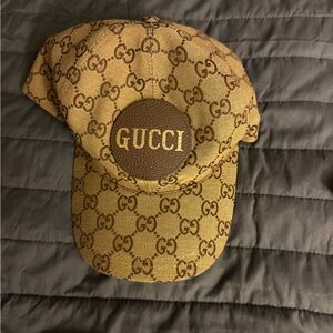 Gucci Tan Monogram Baseball Cap